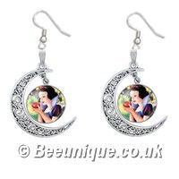 Snow White & Moon Earrings